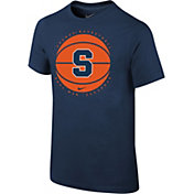 Nike Youth Syracuse Orange Blue Cotton Basketball Team T-Shirt