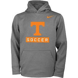 Nike Youth Tennessee Volunteers Grey Soccer Therma Pullover Hoodie