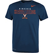 Nike Youth Virginia Cavaliers Blue Dri-FIT Legend T-Shirt