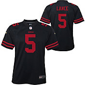 Nike Youth San Francisco 49ers Trey Lance #5 Alternate Black Game Jersey