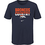 Nike Youth Denver Broncos Local Split Navy T-Shirt
