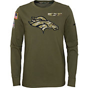 Nike Youth Denver Broncos Salute to Service Olive Long Sleeve T-Shirt