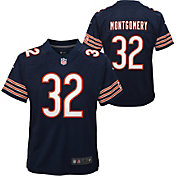 Nike Youth Chicago Bears David Montgomery #32 Navy Game Jersey