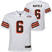 Nike Youth Cleveland Browns Baker Mayfield #6 Alternate White Game Jersey