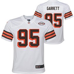 Nike Youth Cleveland Browns Myles Garrett #95 Alternate White Game Jersey