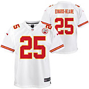 Nike Youth Kansas City Chiefs Clyde Edwards-Helaire #25 White Game Jersey