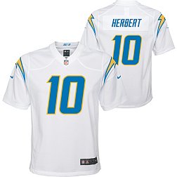 Nike Youth Los Angeles Chargers Justin Herbert #10 White Game Jersey