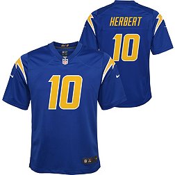 Nike Youth Los Angeles Chargers Justin Herbert #10 Royal Color Rush Game Jersey
