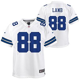Nike Youth Dallas Cowboys CeeDee Lamb #88 White Game Jersey