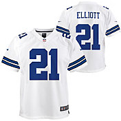 Nike Youth Dallas Cowboys Ezekiel Elliott #21 Game White Jersey