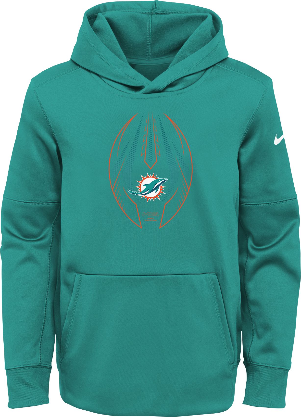 Miami Dolphins Sideline Club Men’s Nike NFL Pullover Hoodie