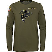 Nike Youth Atlanta Falcons Salute to Service Olive Long Sleeve T-Shirt