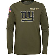 Nike Youth New York Giants Salute to Service Olive Long Sleeve T-Shirt