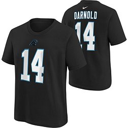 Nike Youth Carolina Panthers Sam Darnold #14 Black T-Shirt