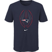 Nike Youth New England Patriots Icon Navy T-Shirt