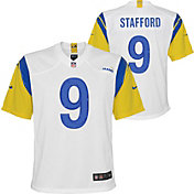 Nike Youth Los Angeles Rams Matthew Stafford #9 Alternate White Game Jersey