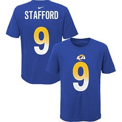 Nike Youth Los Angeles Rams Matthew Stafford #9 Royal T-Shirt