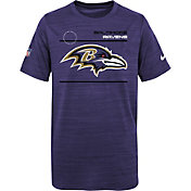 Nike Youth Baltimore Ravens Sideline Legend Velocity Purple T-Shirt