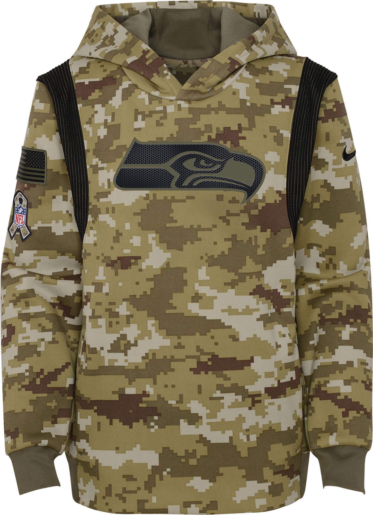 Youth Seattle Seahawks Salute to Service Camouflage Hoodie