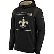 Nike Youth New Orleans Saints Black Therma Pullover Hoodie