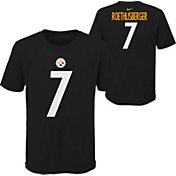 Nike Youth Pittsburgh Steelers Ben Roethlisberger #7 Black T-Shirt