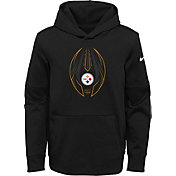 Nike Youth Pittsburgh Steelers Black Icon Therma Pullover Hoodie
