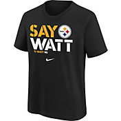 Nike Youth Pittsburgh Steelers Local T.J. Watt Black T-Shirt