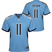 Nike Youth Tennessee Titans A.J. Brown #11 Light Blue Alternate Game Jersey