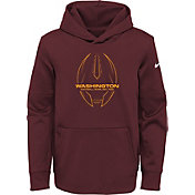Nike Youth Washington Football Team Team Red Icon Therma Pullover Hoodie