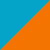 Blue/Orange/White