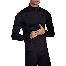 Watson's Men's PERFORMANCE Thermal Baselayer Long Sleeve Mock Neck Shirt