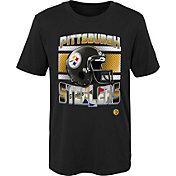 NFL Team Apparel Little Kid's Pittsburgh Steelers Black Glory Days T-Shirt