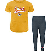 NFL Team Apparel Little Girls' Kansas City Chiefs T-Shirt and Legging Set
