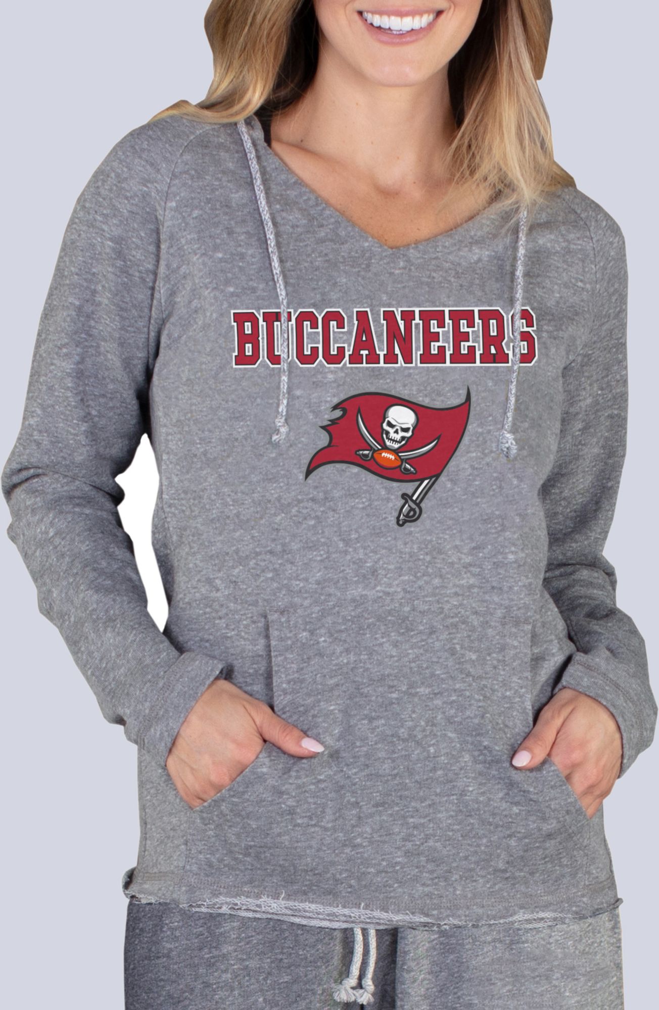Concepts Sport Women's Tampa Bay Buccaneers Mainstream Grey Hoodie