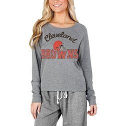 Concepts Sport Women's Cleveland Browns Mainstream Grey Crew