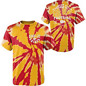 NFL Team Apparel Youth Kansas City Chiefs Pennant Tie Dye T-Shirt