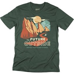 The Landmark Project Men's The Future is Outside Short Sleeve Graphic T-Shirt