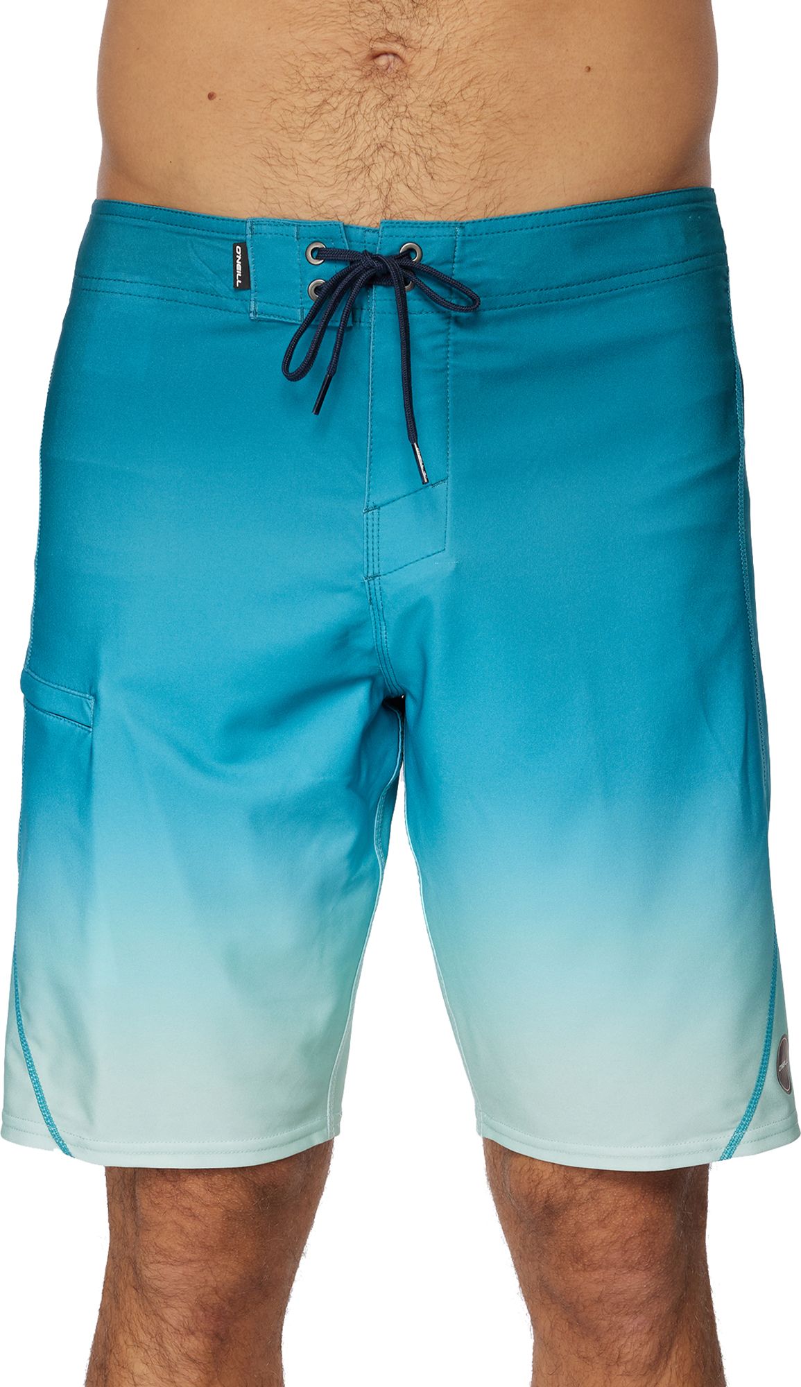 Photos - Swimwear ONeill O'Neill Men's Hyperfreak S-Seam Fade Board Shorts, Size 32, Light Jade 21O 