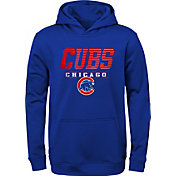 MLB Team Apparel Youth Chicago Cubs Blue Winstreak Pullover Hoodie