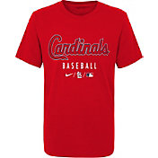 Nike Youth St. Louis Cardinals Red Early Work Performance Tri-Blend T-Shirt
