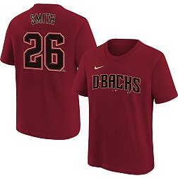 MLB Team Apparel Youth Arizona Diamondbacks Pavin Smith #26 Red T-Shirt
