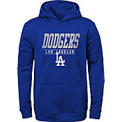 MLB Team Apparel Youth Los Angeles Dodgers Dodger Blue Winstreak Pullover Hoodie