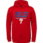 MLB Team Apparel Youth Philadelphia Phillies Red Winstreak Pullover Hoodie