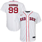 Nike Youth Replica Boston Red Sox Alex Verdugo #99 Cool Base White Jersey