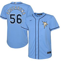 Nike Youth Tampa Bay Rays Randy Arozarena #56 Light Blue Replica Baseball Jersey