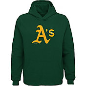 MLB Team Apparel Youth Oakland Athletics Green Pullover Hoodie
