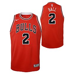 Nike Youth Chicago Bulls Lonzo Ball #2 Red Dri-FIT Swingman Jersey
