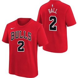 Outerstuff Youth Chicago Bulls Lonzo Ball #2 Red T-Shirt