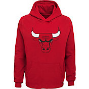 Outerstuff Youth Chicago Bulls Red Fleece Logo Hoodie