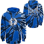 Outerstuff Youth Dallas Mavericks Blue Tie Dye Pullover Hoodie